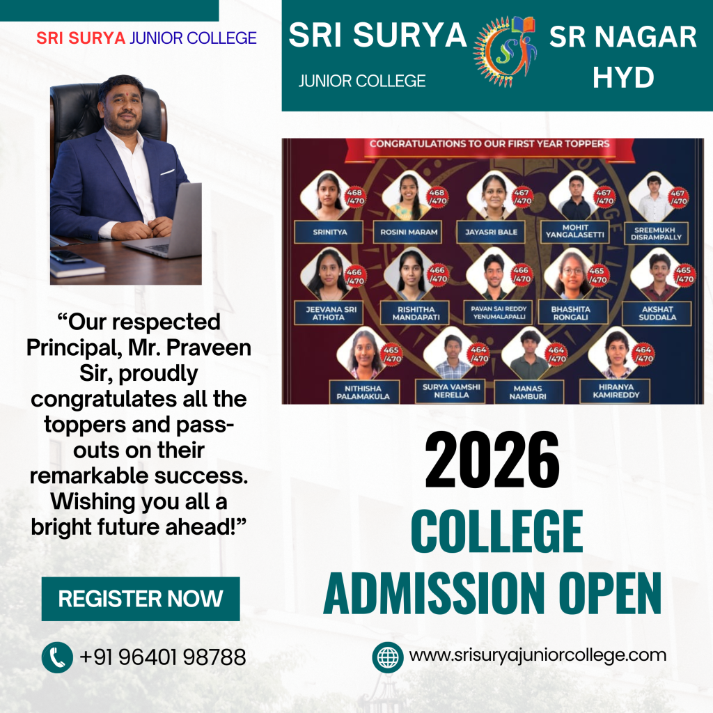 The best junior college for Intermediate in Hyderabad
